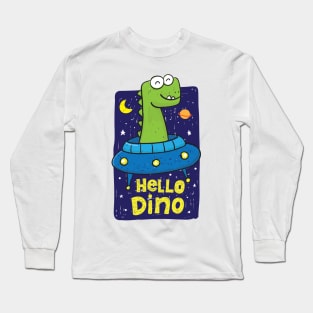 hello dino Long Sleeve T-Shirt